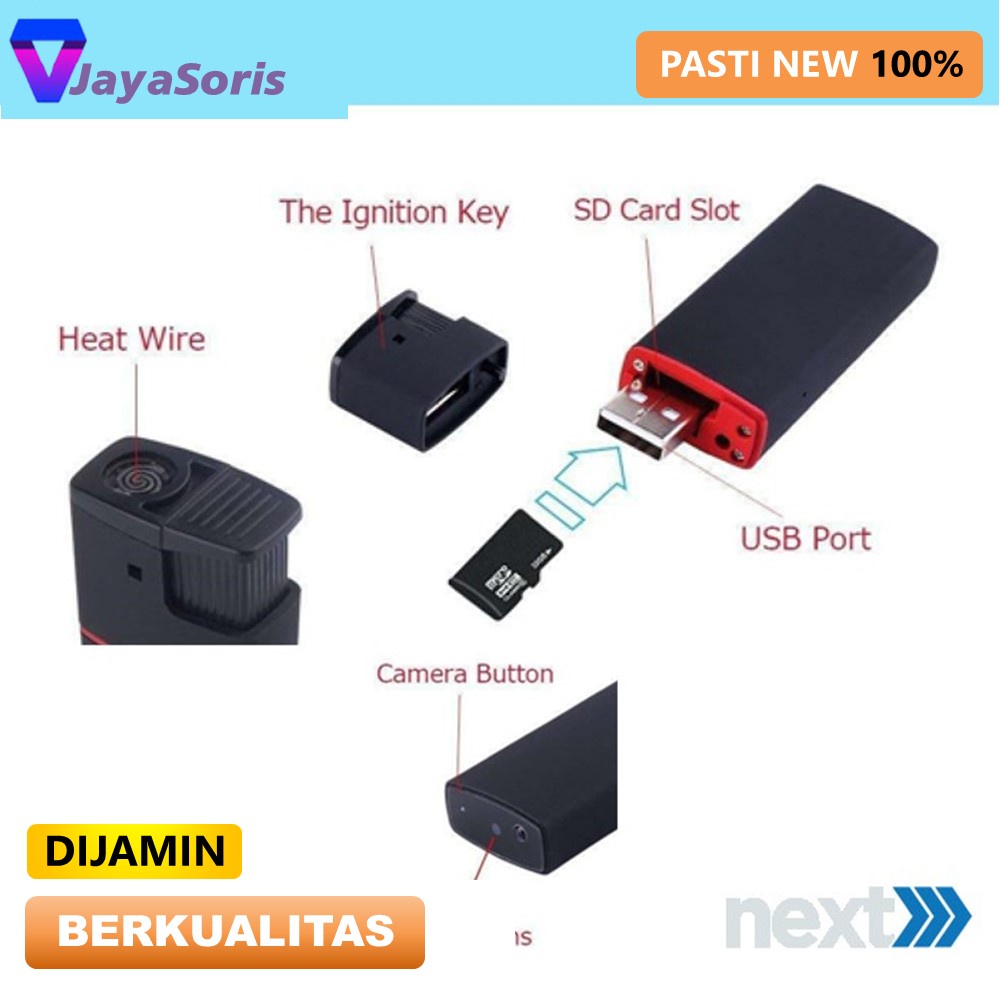 KAMERA PENGINTAI KECIL CCTV MINI TERSEMBUNYI TANPA KABEL SPY CAM CAMERA KOREK IP HIDDEN CAMERA MINI WIRELESS OUTDOOR BENTUK LIGHTER K6 BISA DI PANTAU DARI HP BLUETOOTH MURAH ALAT KEAMANAN SECURITY JS88