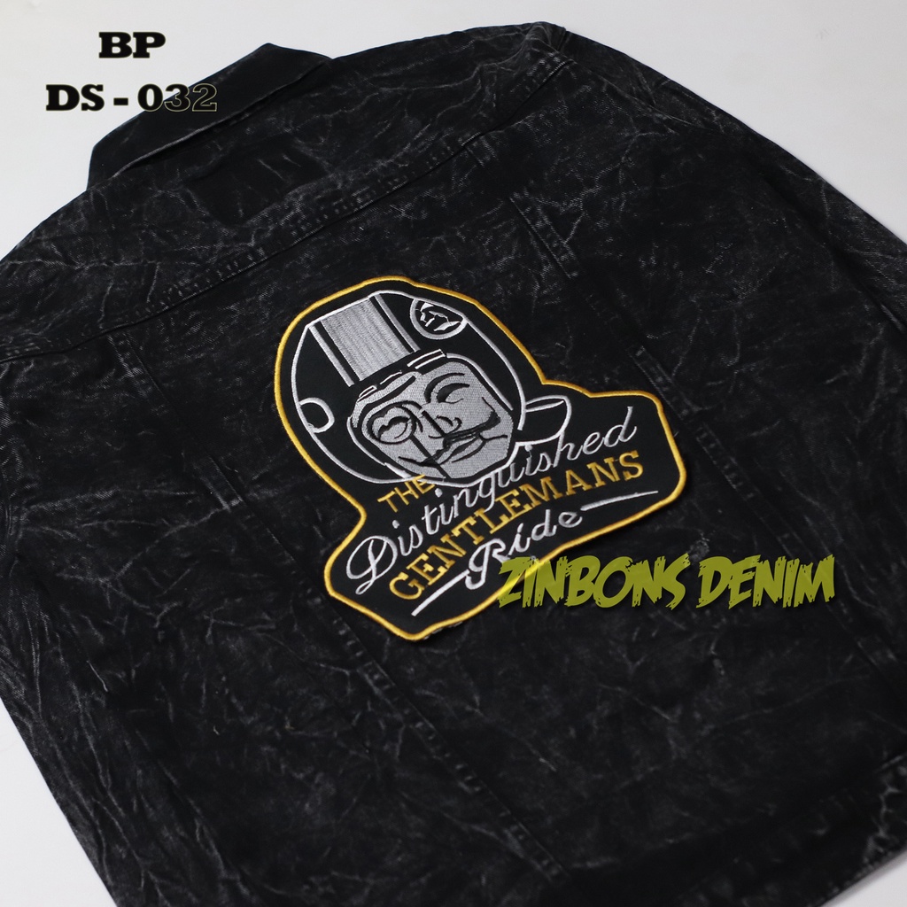 Back patch backpatch Harley bikers Chopper bordir punggung bordiran emblem besar bisa di aplikasi kan di jaket jeans