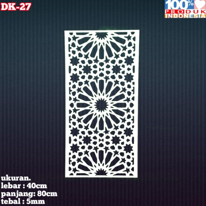 KRAWANGAN PVC BOARD / ORNAMEN PVC FOAM BOARD TEBAL 5MM / DK-27