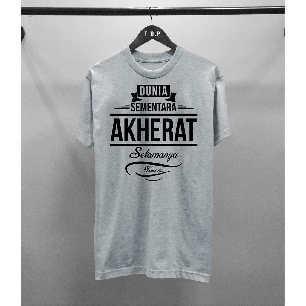 Kaos Dakwah Islami Ngaji yuk Tawheed Hijrah Muslim Distro Murah-Dunia Akherat