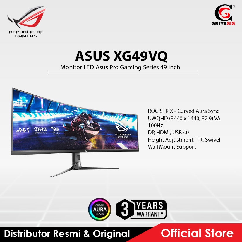 Monitor LED Asus Pro Gaming Series 49 Inch XG49VQ