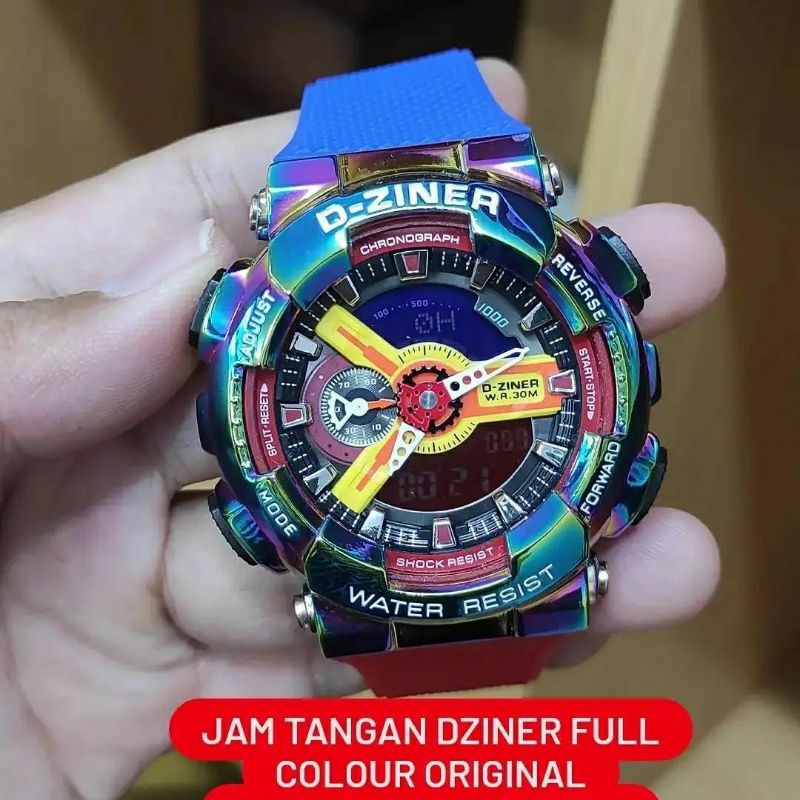 jam tangan d-ziner 8295 full colour original