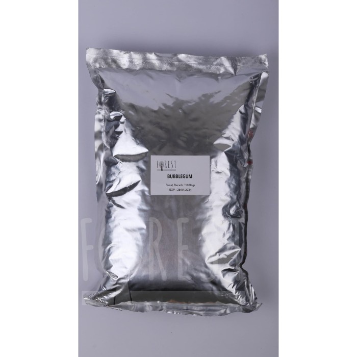 

d201nhd Bubuk Minuman Bubble Gum Powder - Forest Bubble Drink - Powdr+Bublewrap Ds201Fs