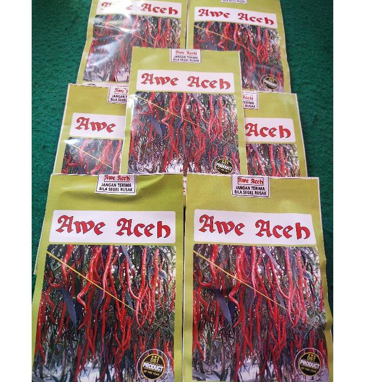 ⭐murahnya⭐ Cabe Awe Aceh 10 Gram - Benih Cabe Merah Keriting Awe Aceh - Bibit Cabe Awe Aceh - CMK Aw