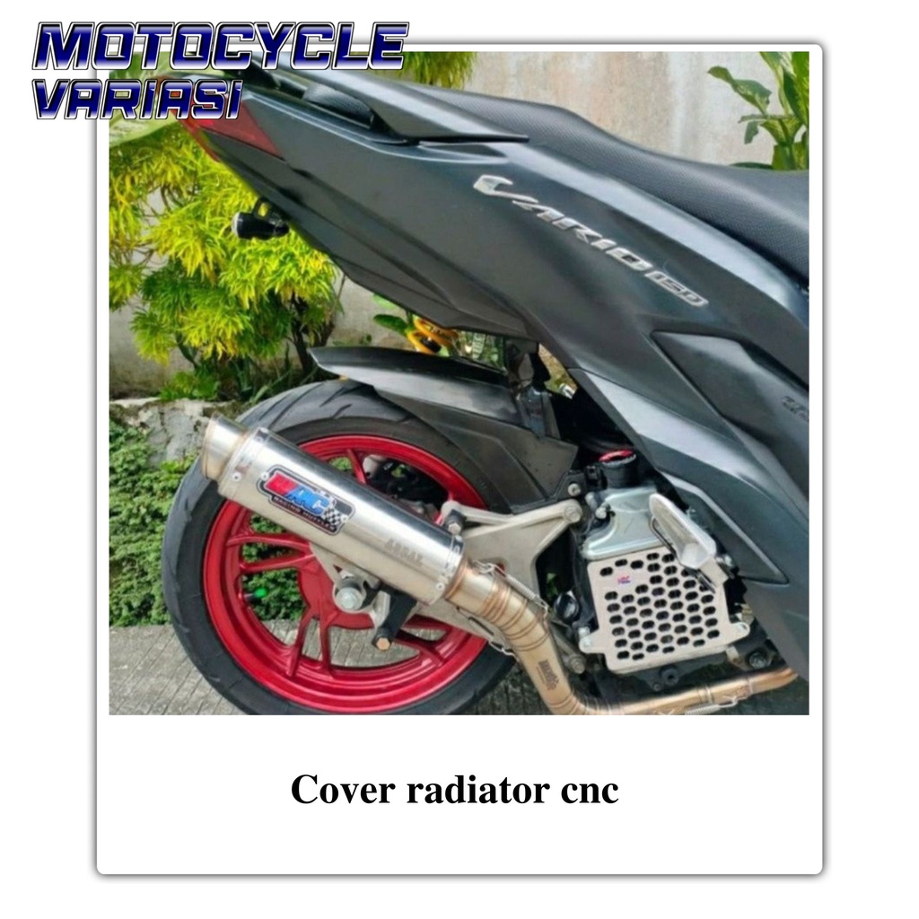 Cover radiator cnc honda adv pcx vario 150 model sarang hrc