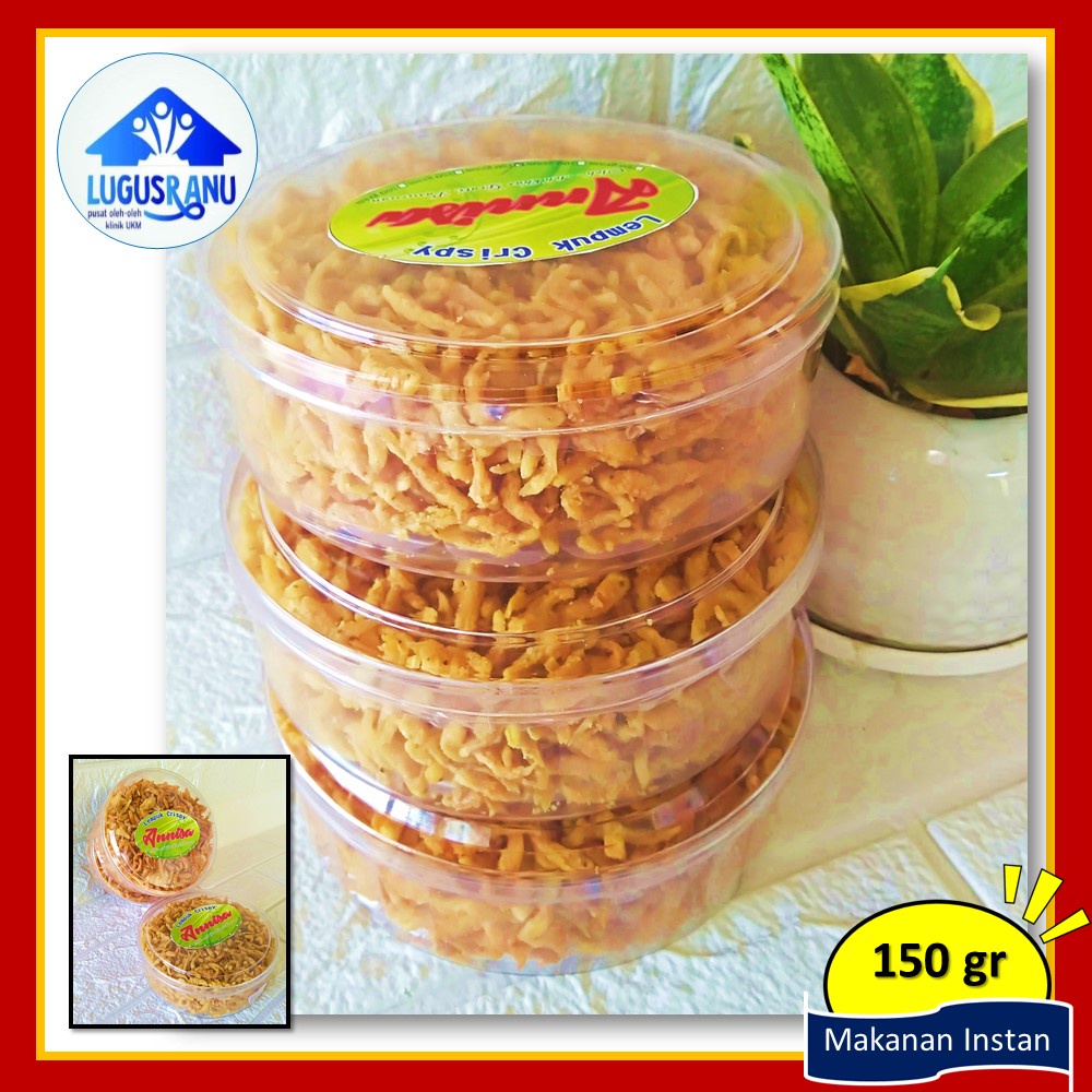 

Lempuk Crispy "Annisa" khas Pasuruan toples gepeng 150 gr makanan dan camilan instan