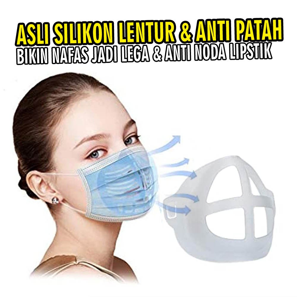 PENYANGGA MASKER  3D MASK HOLDER  BRACKET ANTI PENGAP SESAK 