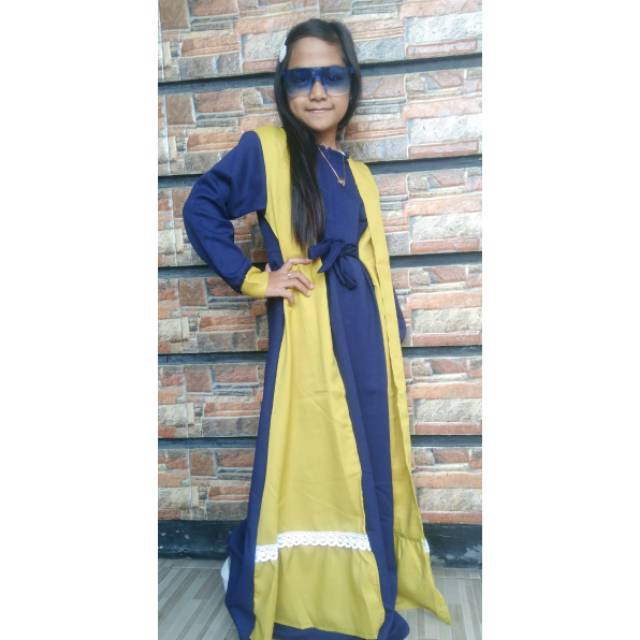 Gamis anak tanggung sabiyan diskon ..75000-65000
