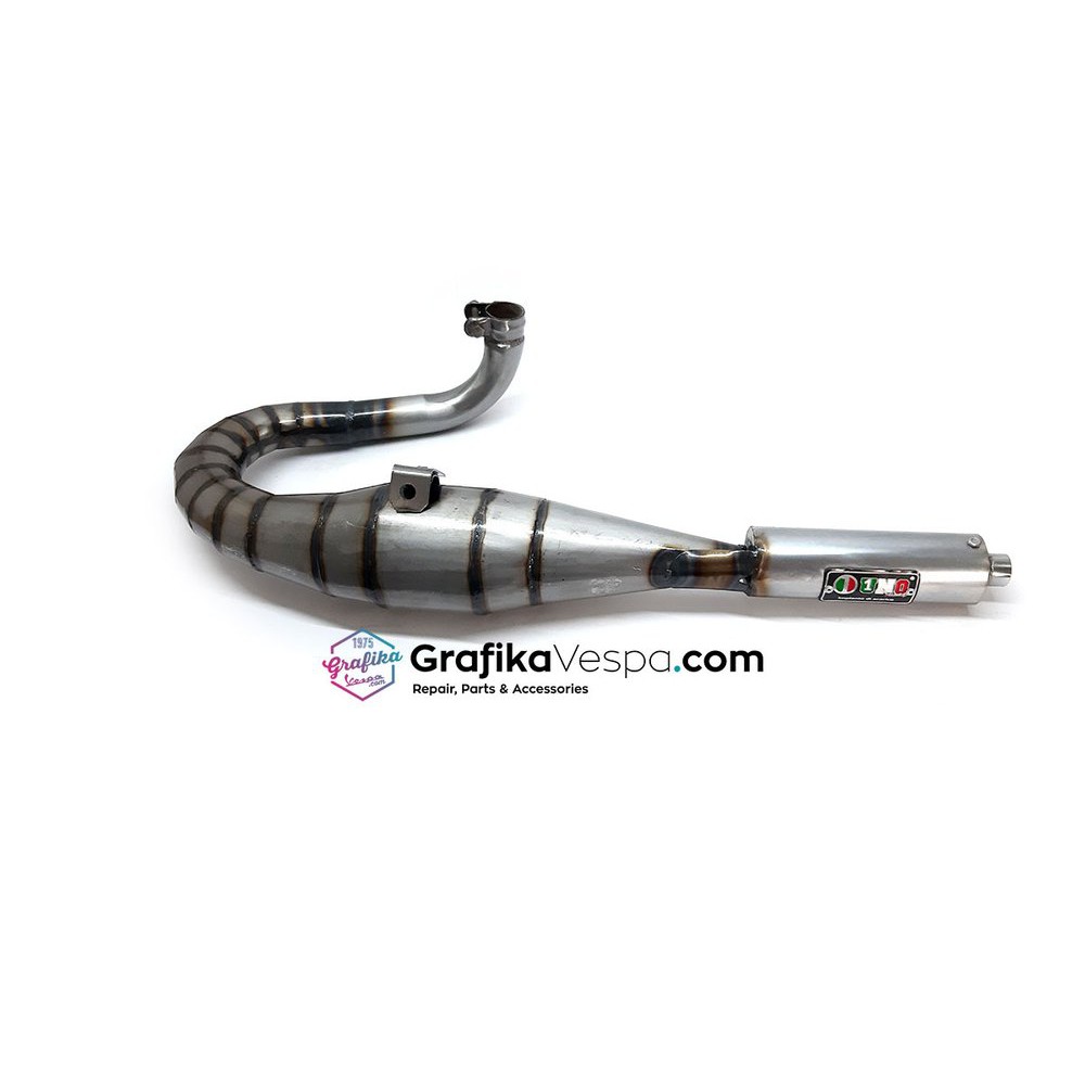 Knalpot Racing UNO Buang Kiri Vespa Super Sprint Px Pxe E bac 92