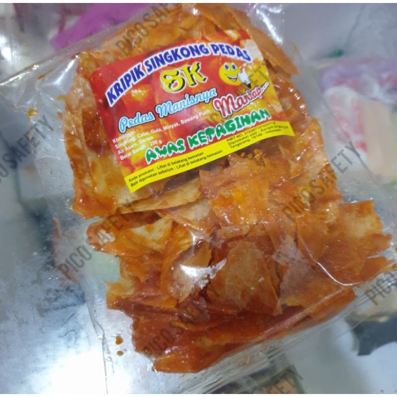 

kripik singkong pedas
