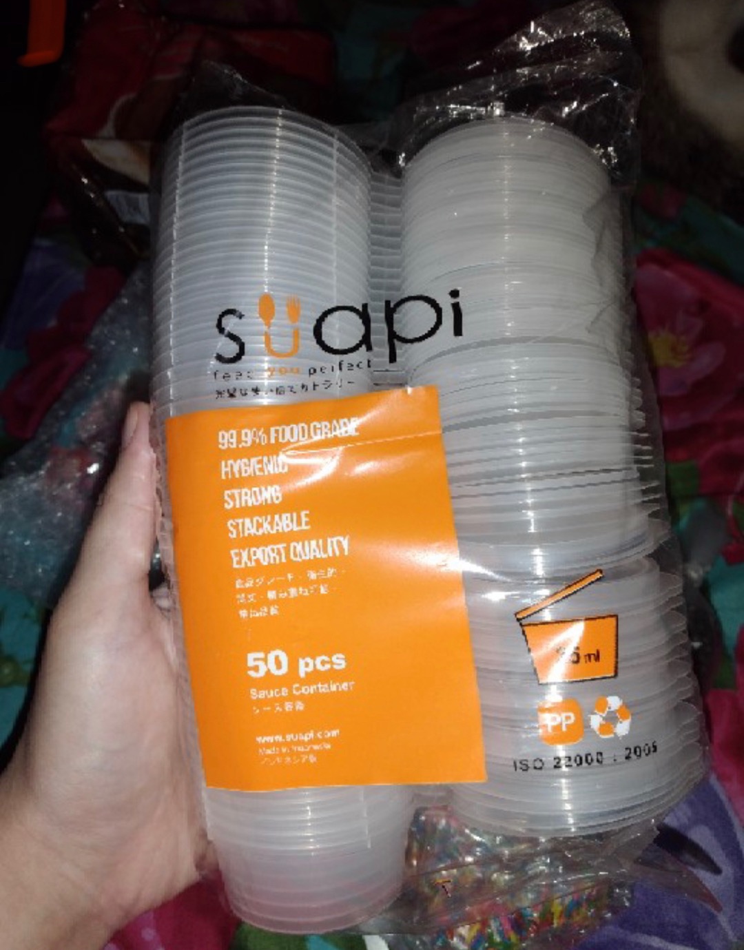 Saos Container Plastik 35ml / Cup Sambal / Tempat Sambal Suapi