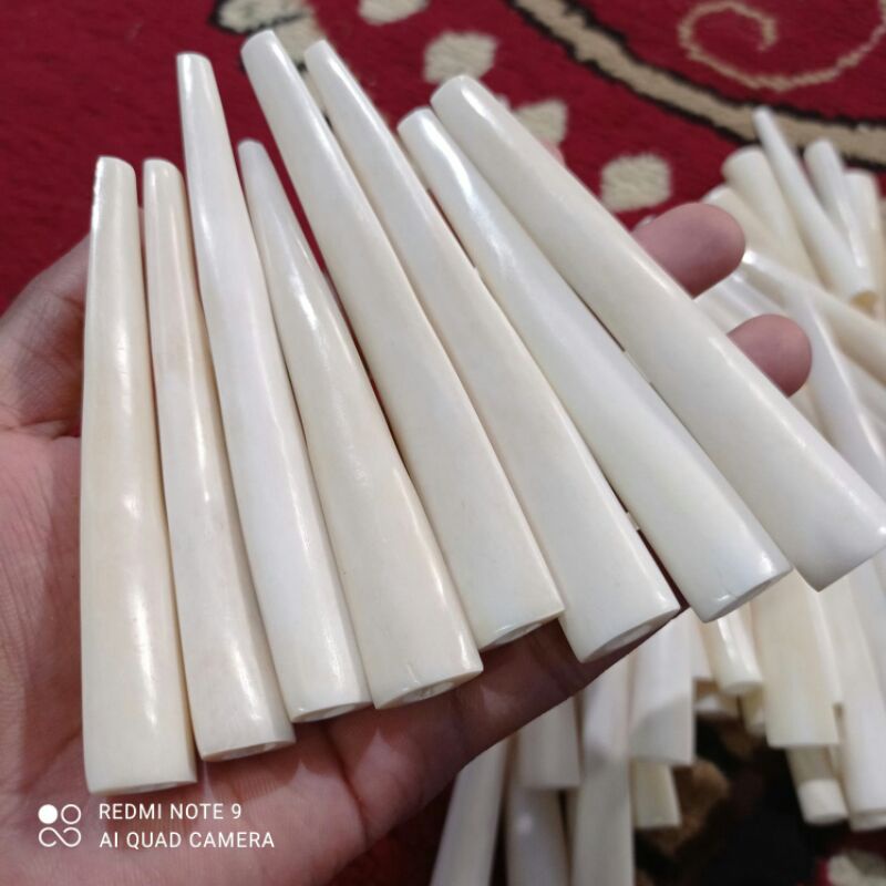 once pipa rokok tulang sapi berkualitas panjang 10cm sampai 12cm
