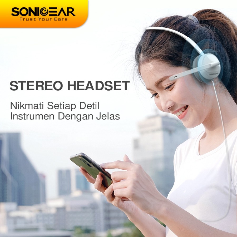 Headset SonicGear Xenon 1 Wired - Headphone SonicGear Xenon 1 Jack 3.5