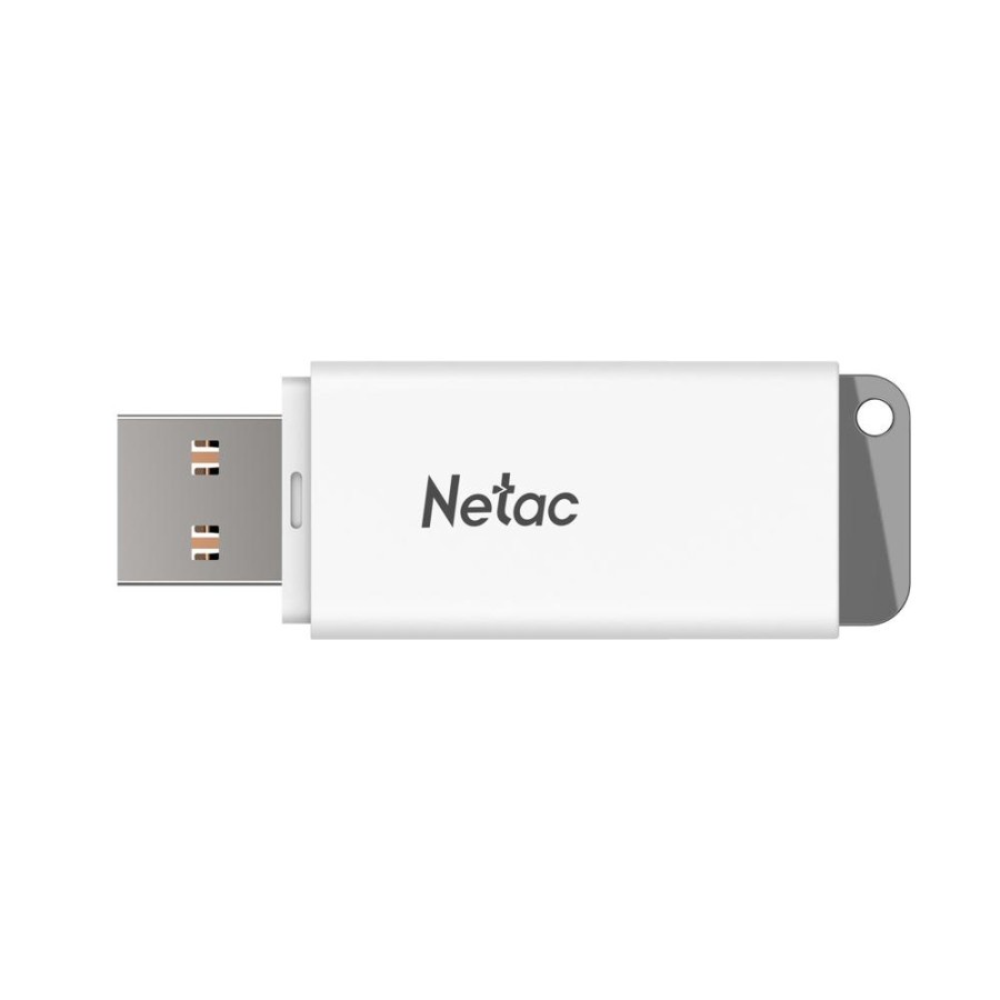 Netac Flashdisk U185 128GB USB2.0 with Red LED indicator