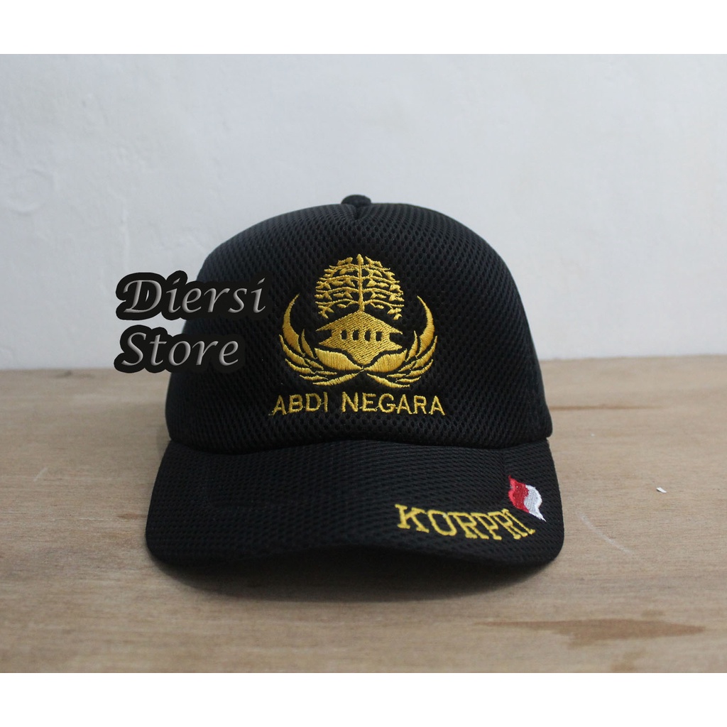 DIERSI STORE TOPI DOUBLE MESH BORDIR KOPRI /TOPI ABDI NEGARA BORDIR/TOPI KOPRI BORDIR