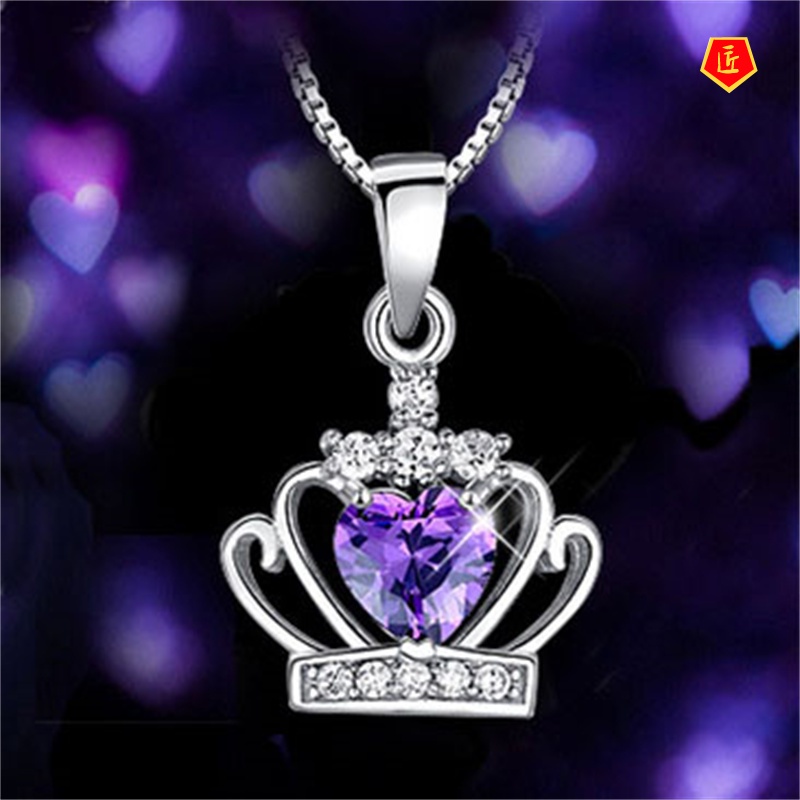 [Ready Stock]Queen Crown Pendant Korean Fashion Special-Interest Design