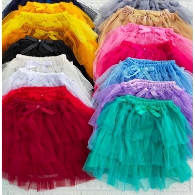 Rok Tutu Anak Rempel 4 Layer 3-6 th