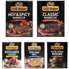 

Jay's / Jays Grill Master marinade mix /Classic Barbecue/hot spicy /chiken / italian / steak burger