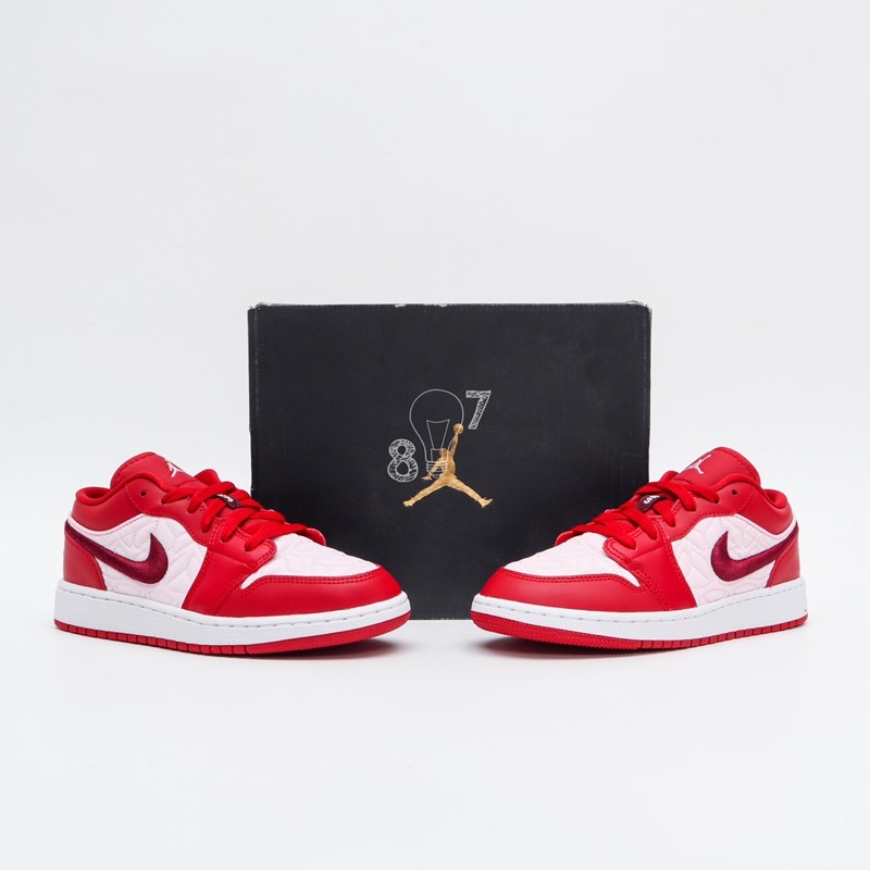 Air Jordan 1 Low Red Quilt