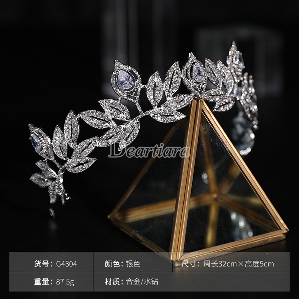 Fashion Bridal Tiara Zircon Rhinestone Alloy Rhinestone Wedding Crown