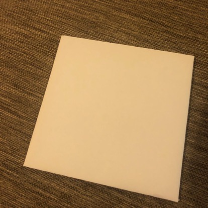 Originalidn Tatakan Kue Kotak Putih 22x22 Cm Food Grade Cropak