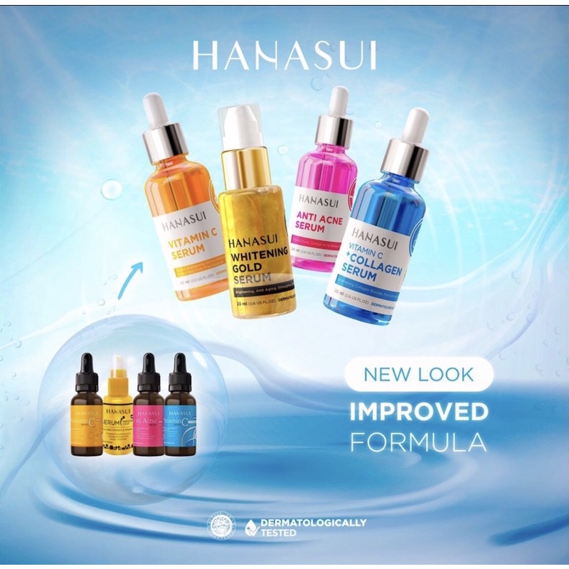 Serum Hanasui Whitening Gold / Serum Vit C /  Serum Vit C + Colagen / Serum Anti Acne