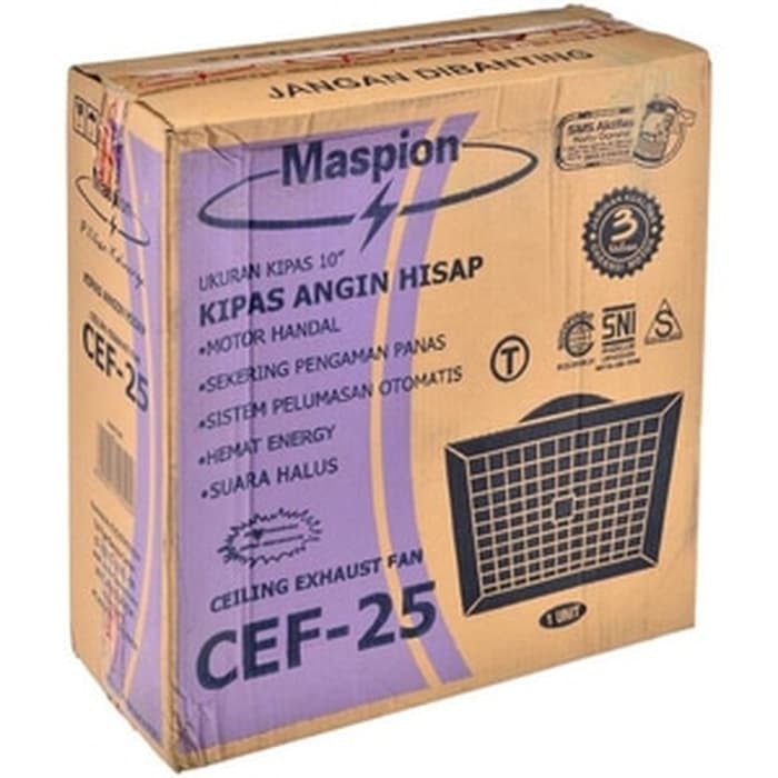 EXHAUST FAN MASPION KIPAS ANGIN HISAP MASPION CEF 25 10 INCH