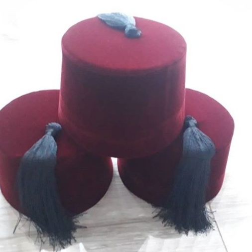 NEW peci fez turki original - Merah Maroon, 6