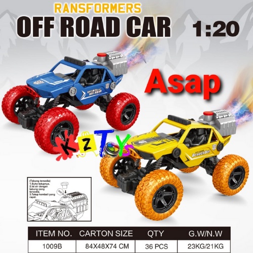 MAINAN RC OFF ROAD CAR MOBIL ASAP BOMBERBEE TRANSFORMER AVENGERS JETSTAR CAR ASAP