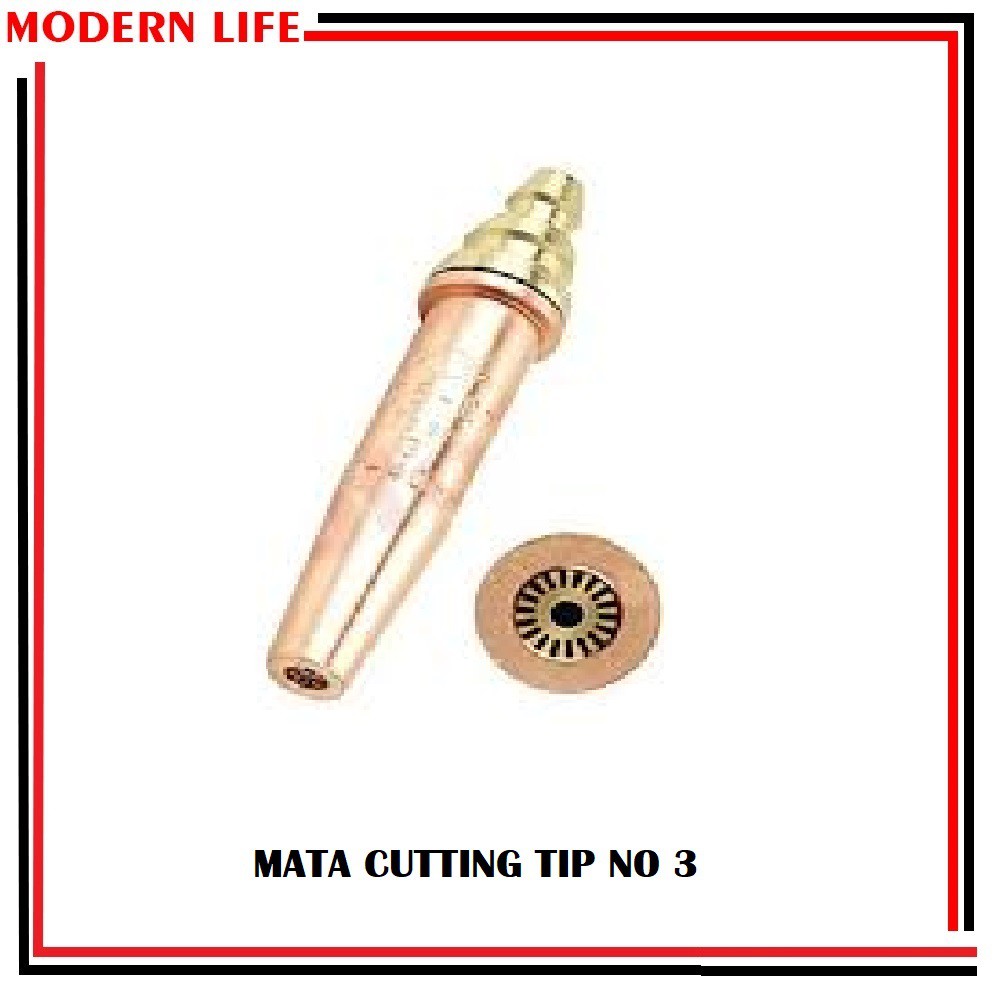 GAS CUTTING TIP KOIKE NO 3 / NOZZLE BLENDER POTONG STRONG 25 NO 3 LPG