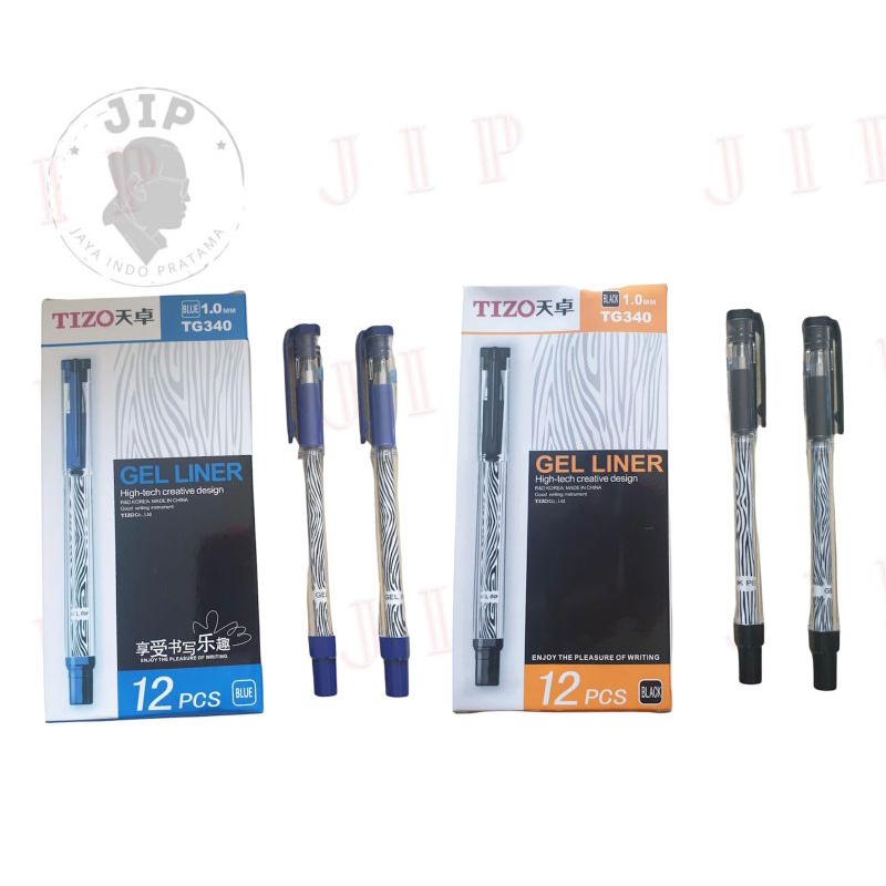 

Bolpen/Ballpoint/Pulpen/Ballpen Tizo TG 340 1.0 Hitam Biru (Lusin)