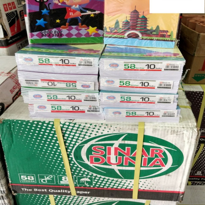 

Wow Buku Tulis Sidu 58 Lbr ( Isi 10 Buku ) Diskon