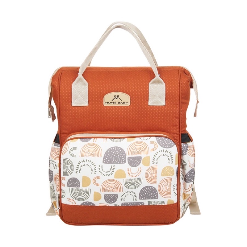 Moms Baby Tas Bayi Kecil Hipseat Tas Ransel Diapers Wilona Series - MBT3049 Tas Kecil Rainbow