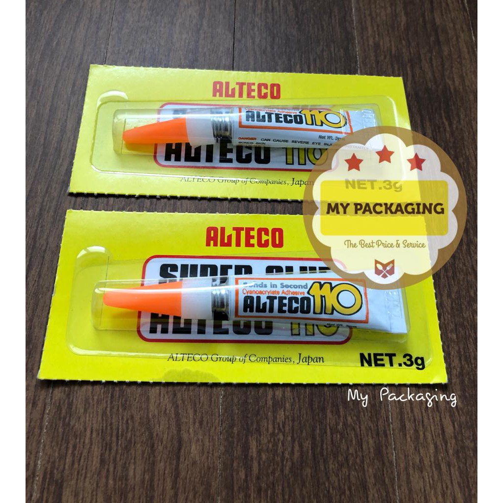 Lem Super Glue / Power Glue Alteco 110 / Alteco110 / 3gr / 3g / 3 gram