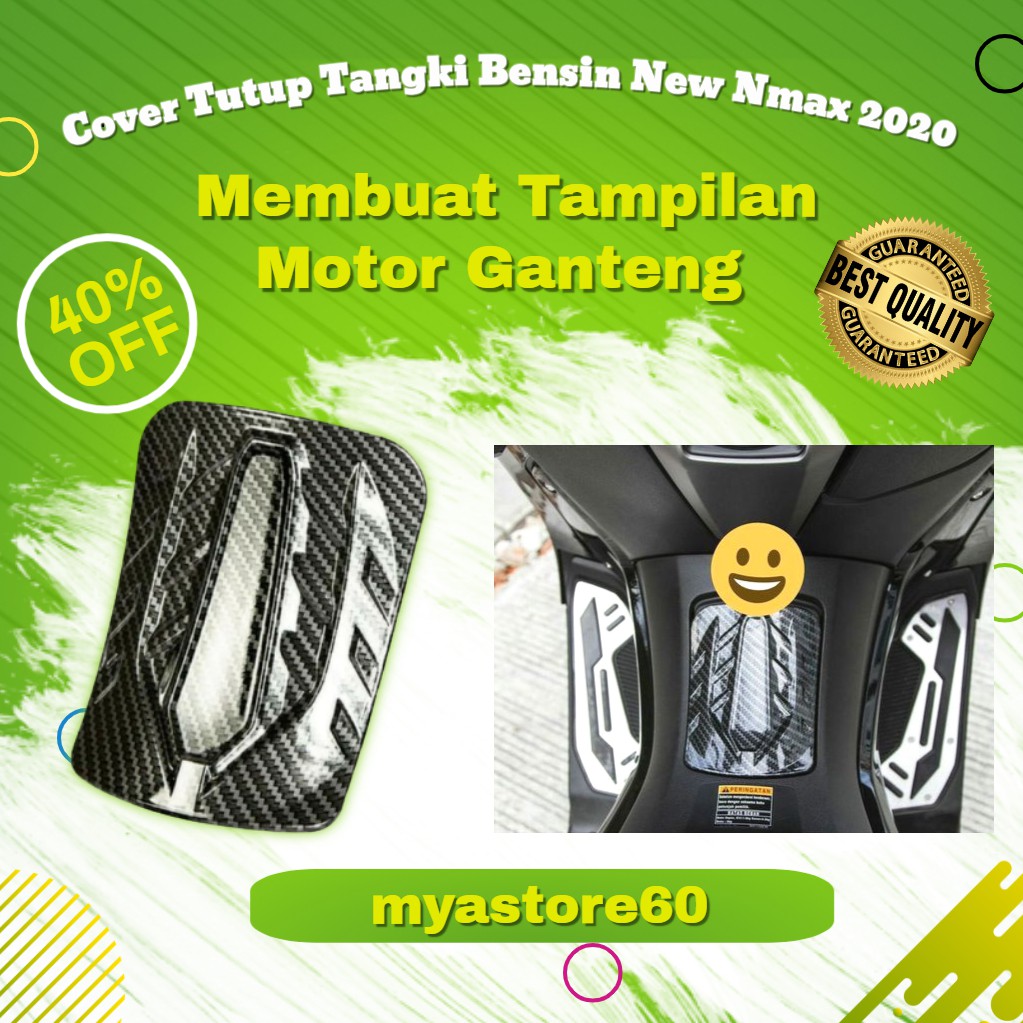 Cover Tutup Tangki Bensin New Nmax 2020 Carbon NEMO / Cover Tangki