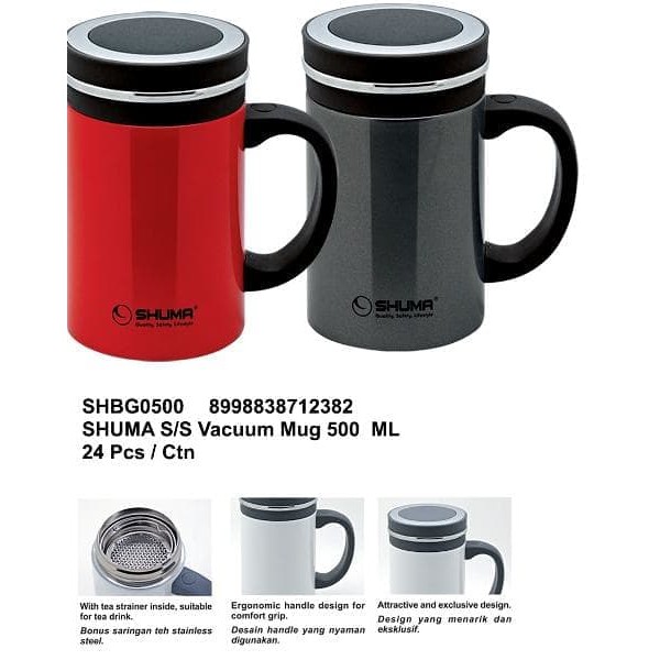 Unik Shuma Vacuum Mug 500 ml Thermos / Termos Hot & Cold Terlaris