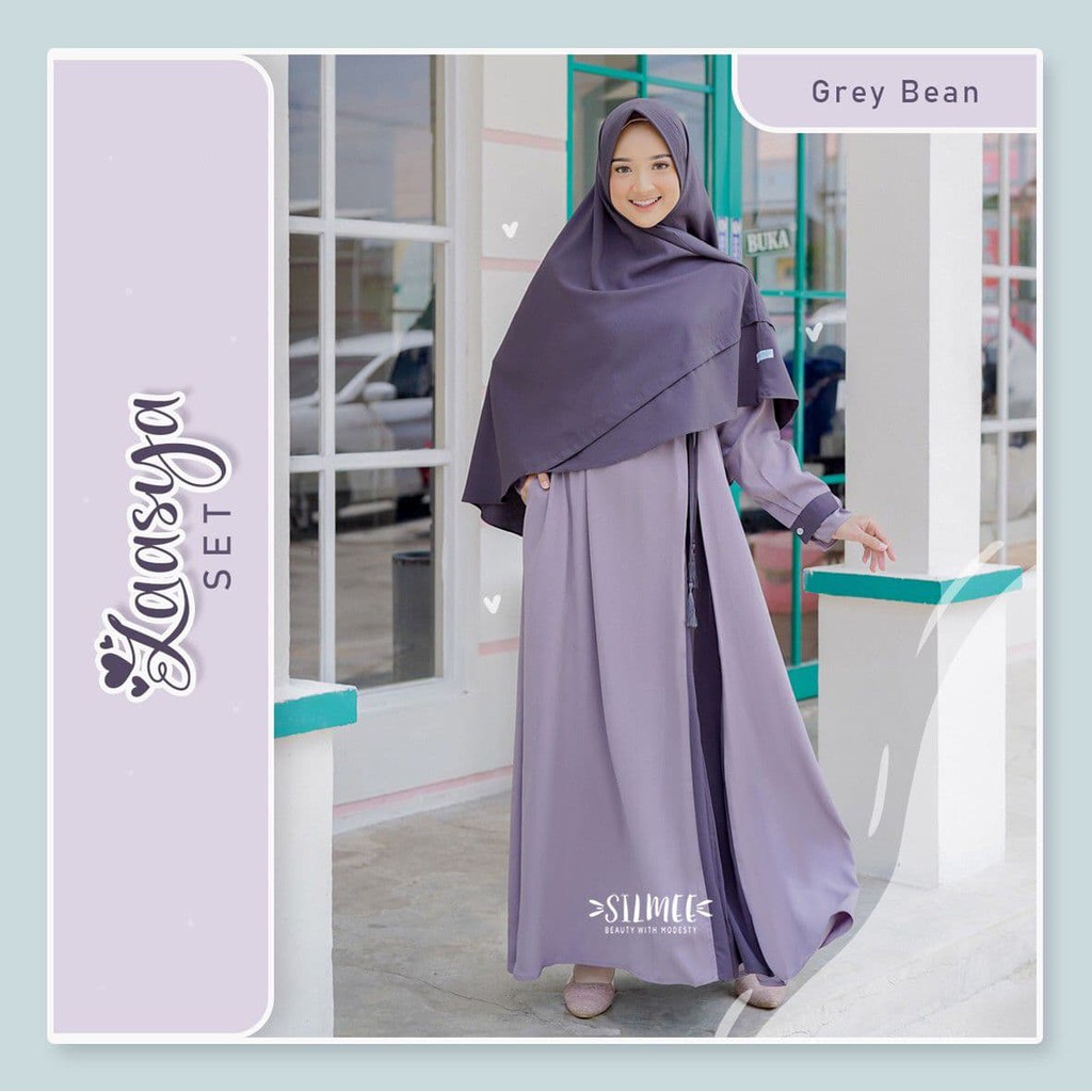 LAASYA SET DRESS BY SILMEE INDONESIADRESS ONLY SET GARANSI ORIGINAL GAMIS SILMEE TERBARU TWO TONE