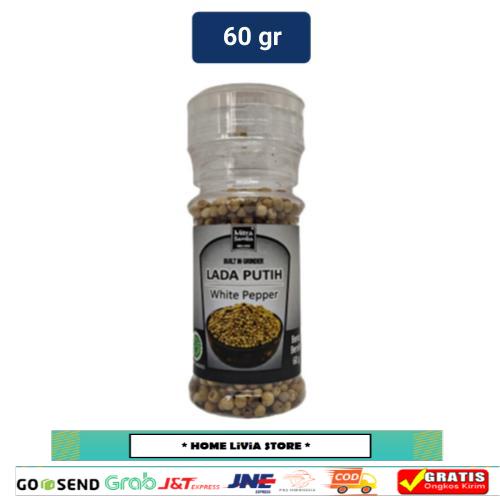 

Mitra Samba Lada Putih Butir Grinder 60 Gr