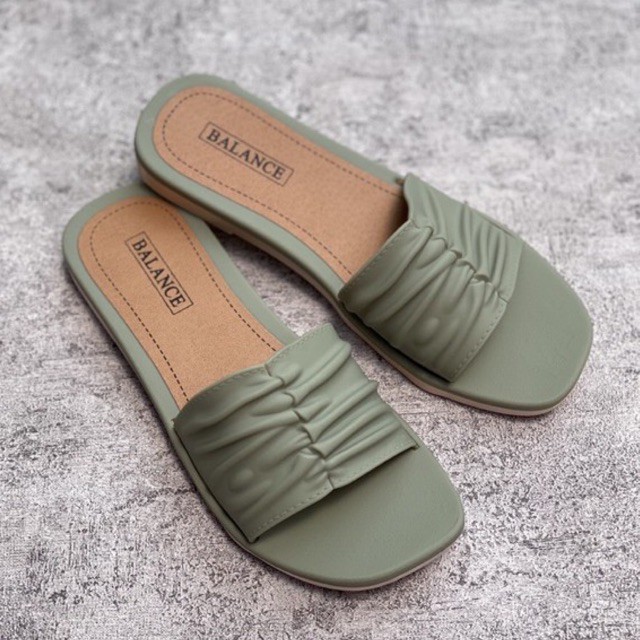 1176 BLC Sandal Slip Kerut Jelly