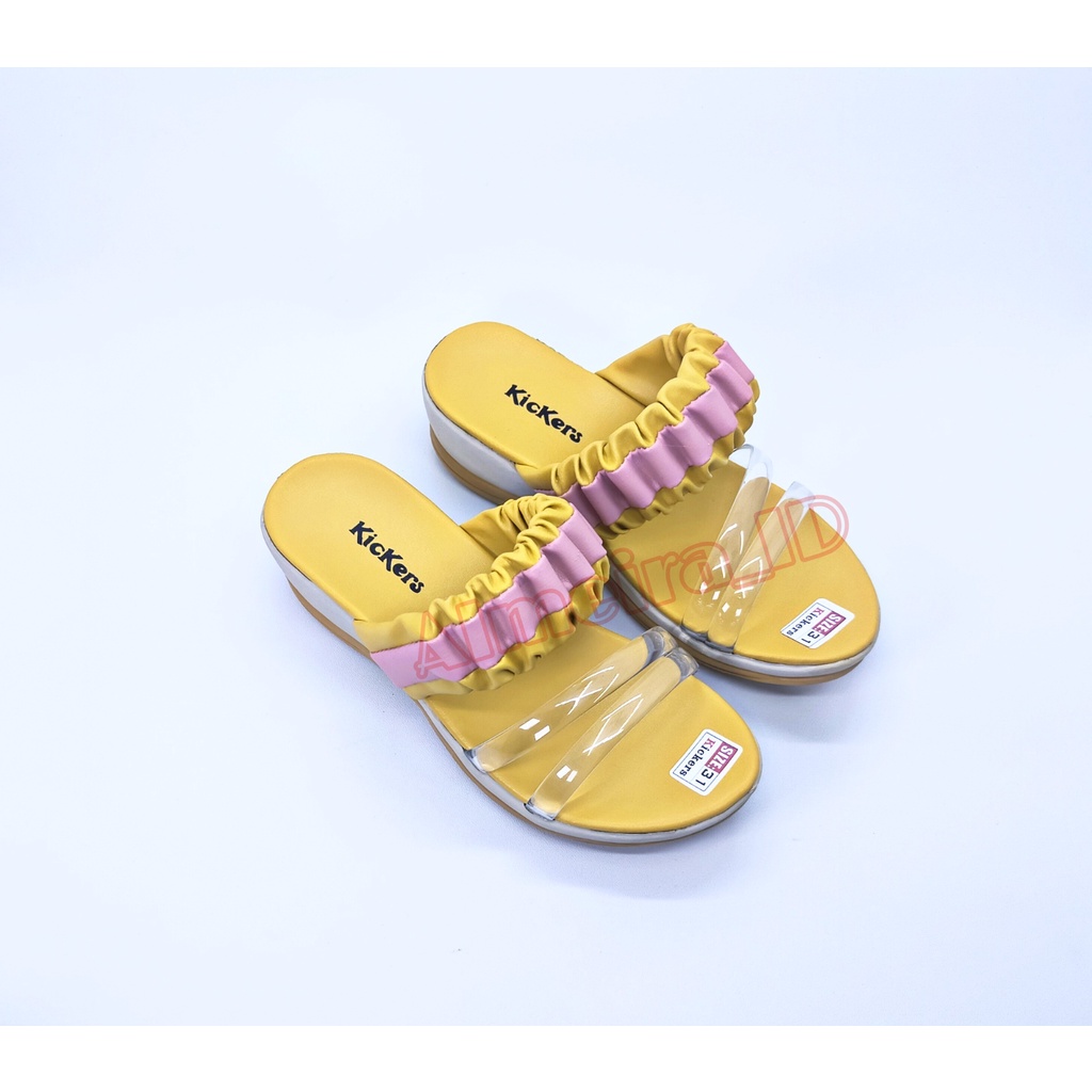 Sandal Anak Perempuan Kickers Wedges Jelly | Sandal Anak Kekinian | Sandal Anak Fashionable