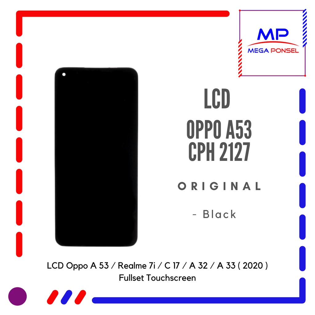 Pestakilau Lcd Oppo A53 / Lcd Realme C17 / Lcd Oppo A32 / Lcd Oppo A33 2020 Universal Fullset