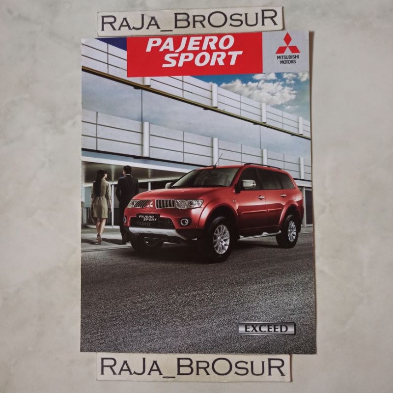 Poster brosur katalog leaflet Mitsubishi Pajero Sport 2012