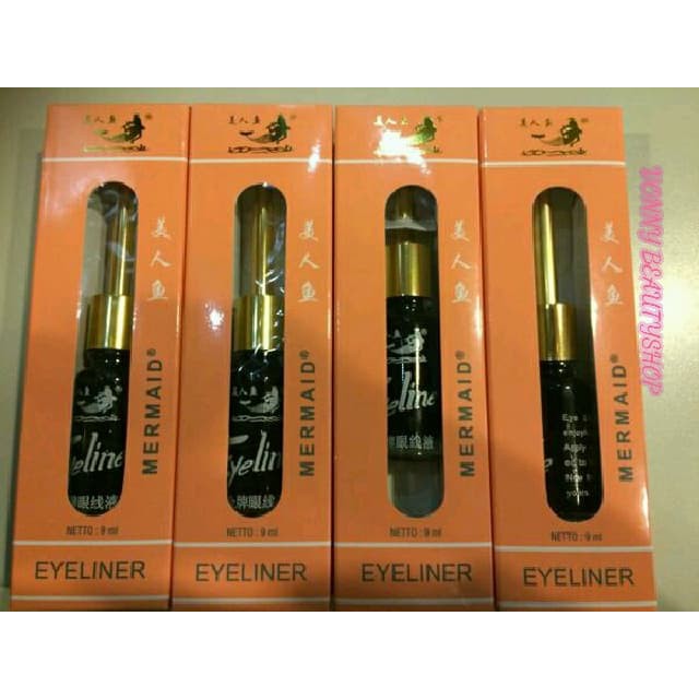 Eye Liner - Make Up Mata - Mascara Eyeliner Putri Duyung Botol Kaca Promo