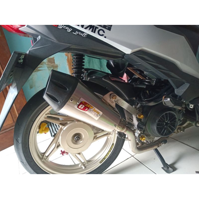 kenalpot CLD C7 pipa kecil original CLD