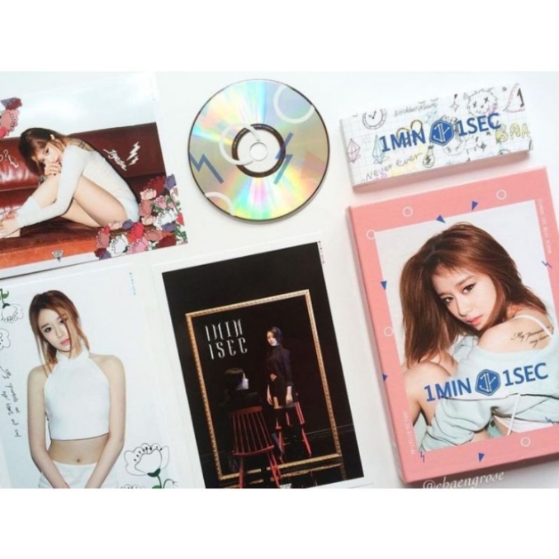 T-ARA JIYEON - 1 MIN 1 SEC ALBUM OFFICIAL SUPER RARE