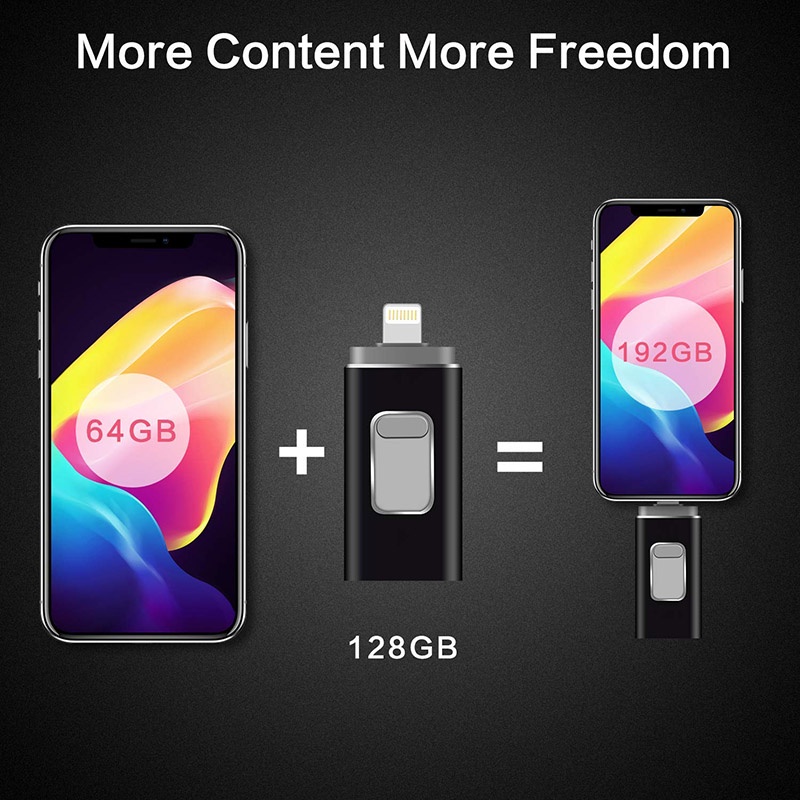 Flash Disk USB 3.0 4 in 1 Untuk Apple / Android