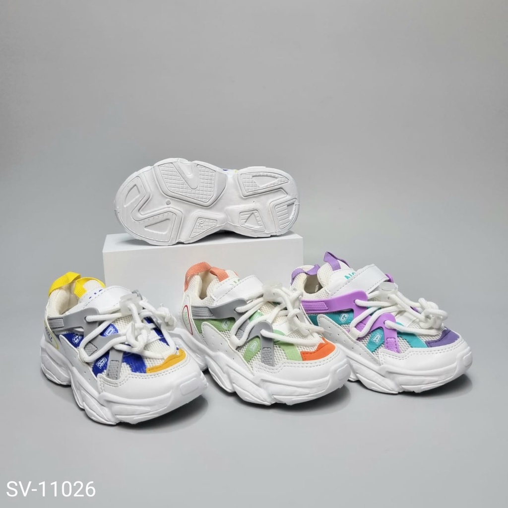 RAMADAN SALE - Sv Kids Sepatu Anak SB Sneakers SV-11026#(Real Stock) 2AA4