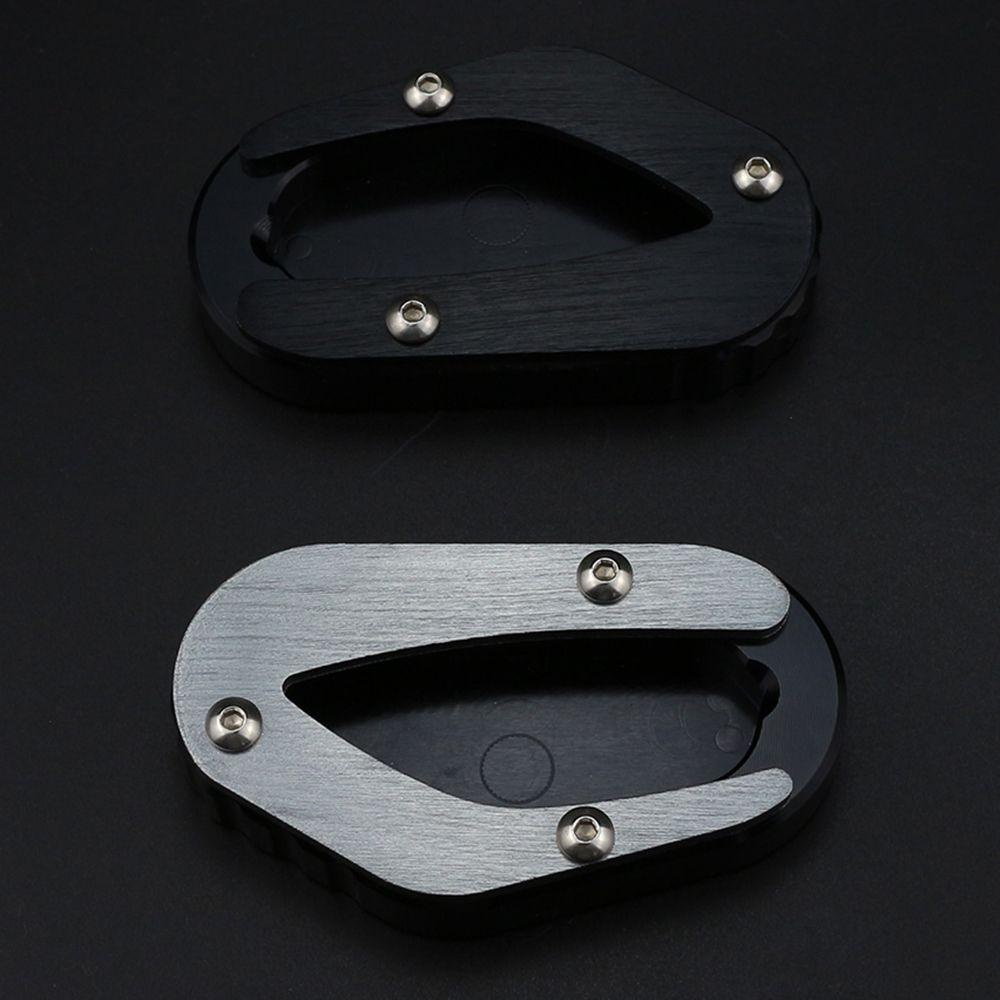 Populer Kaki Ekstensi Pad Pembesar Suku Cadang Motor Side Stand Kickstand Side Kick Stand Untuk Bonneville T100 2018-2020