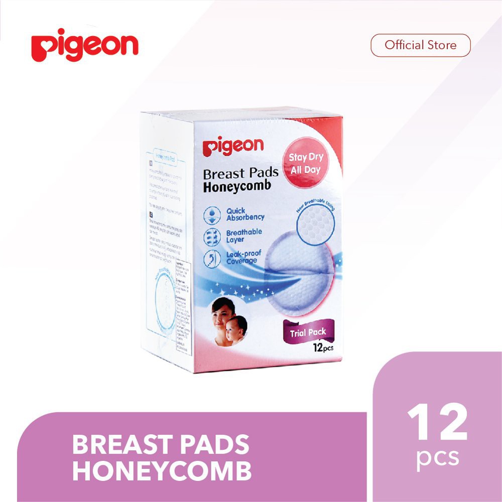 Makassar! Pigeon Breast Pads Comfy Feel 12/36 Pcs