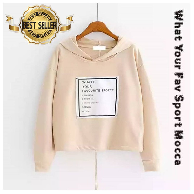 Sweater Wanita Berkualitas - What Your Fav Sport